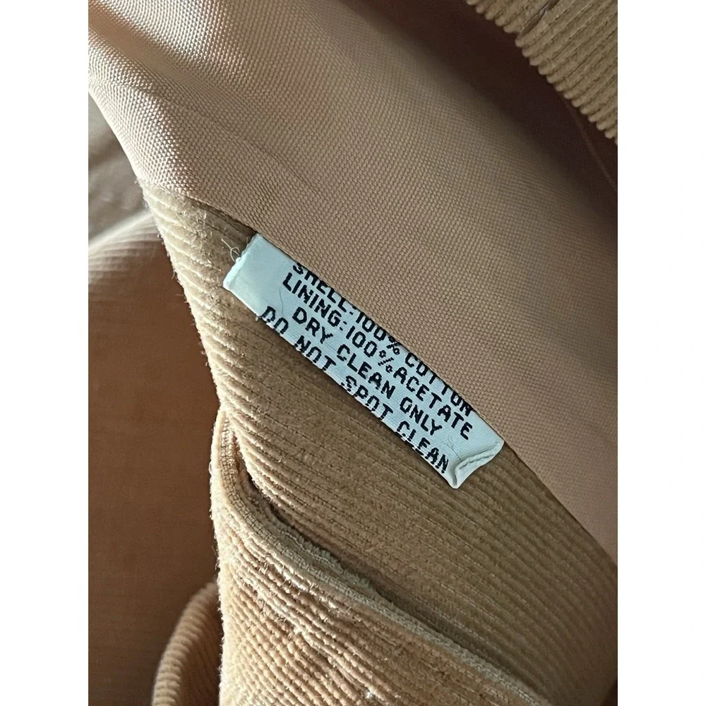 Europe Craft Exclusive Import Vintage Men's Brown Corduroy‎ Jacket Size 40